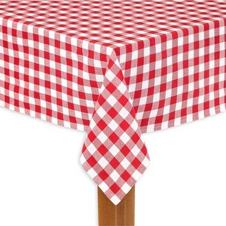 Lintex Buffalo Check Red 100% Cotton Table Cloth for Any Table 60