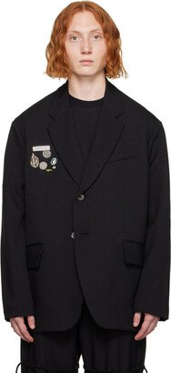 Black Square Blazer