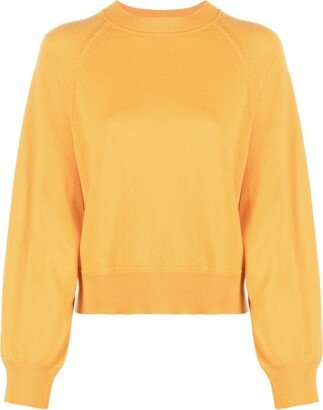 Round-Neck Knit Jumper-AA