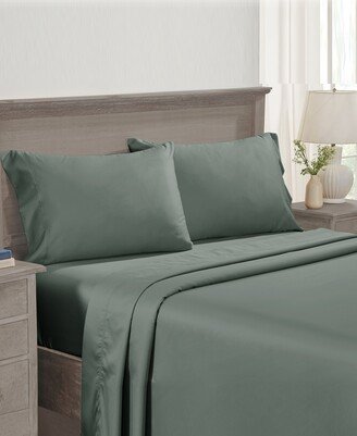 5-Star Luxury Sheet Set, 600 Thread Count Cotton Sateen, Soft & Crisp Bed Sheets - Queen