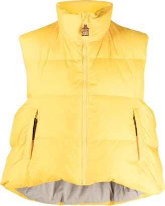 High-Neck Padded Gilet-AC