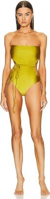 Raya One Piece Swimsuit in Yellow