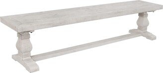 Kai 66 Inch Reclaimed Pine Dining Bench