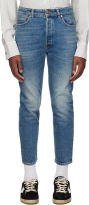 Blue Slim Fit Jeans-AA