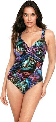 Tropicat Revele One-Piece (Black/Multi) Women's Swimsuits One Piece