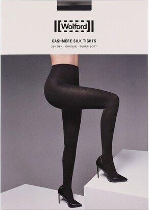 Cashmere & silk blend tights