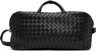 Black Intrecciato Duffle Bag