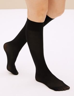 2pk Silky Soft Knee Highs