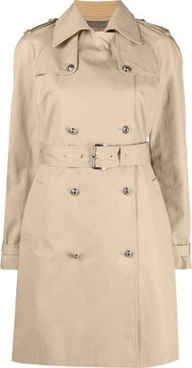 Knee-Length Trench Coat