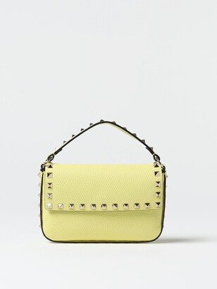 Rockstud bag in grained leather-AD