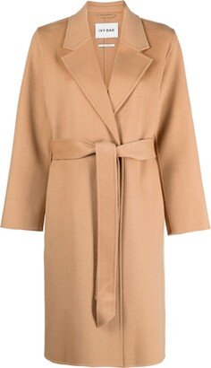 IVY OAK Belted Wool Coat