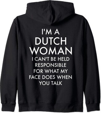 Dutch Giftstore Dutch woman face Zip Hoodie