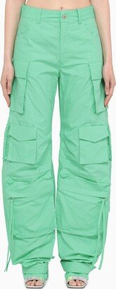 Fern mint cargo trousers