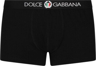 Logo-Print Cotton Boxers-AC