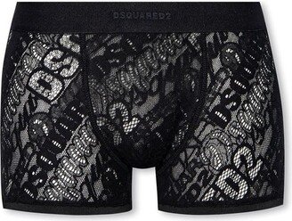 Logo Laced Stretch Boxers