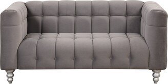 SUNMORYINC 63 Modern Sofa Dutch Fluff Upholstered Sofa with Solid Wood Legs