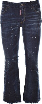 Distressed Flared Jeans-AB