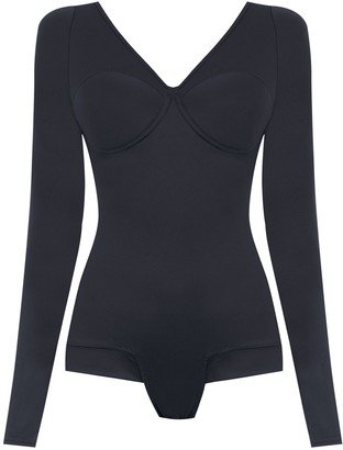 Long Sleeved Bodysuit-AA