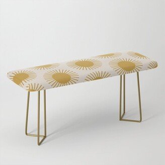 Golden Sun Pattern Benches