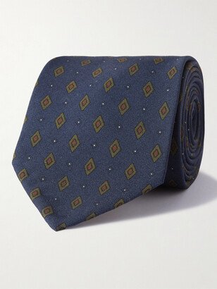 Rubinacci 7.5cm Printed Silk Tie