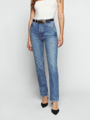 Cynthia High Rise Straight Jeans-AC