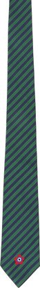 Green & Navy Paris Striped Tie