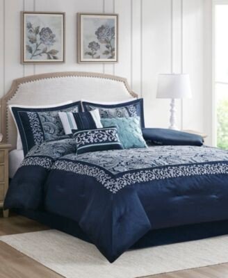 Whitney Jacquard 7 Pc. Comforter Sets