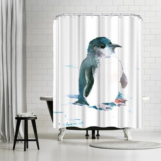 71 x 74 Shower Curtain, Baby Penguin 2 by Suren Nersisyan