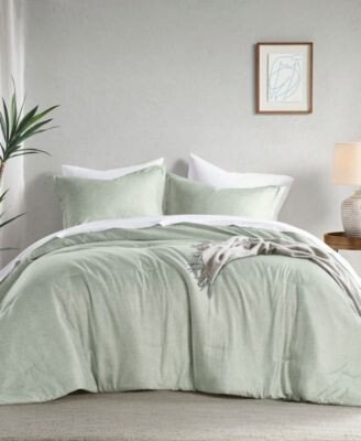 Camden Chambray Print Comforter Sets