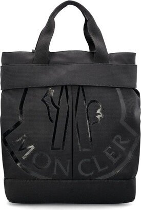 Logo Printed Top Handle Bag-AF