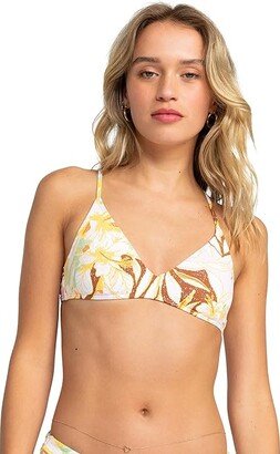 Beach Classics Athletic Bikini Top (Quiet Green Coast 2 Coast) Women's Swimwear