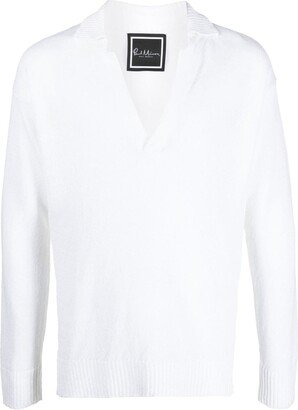 Paul Memoir V-neck linen jumper