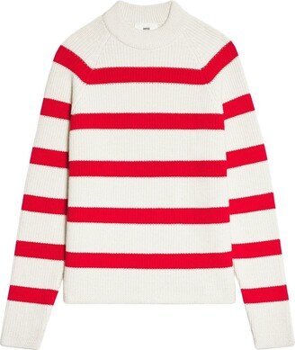 Striped Knitted Jumper-AA