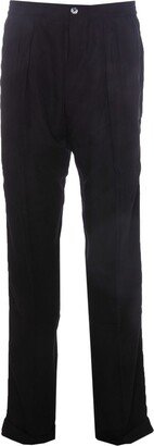 Straight-Leg Tailored Trousers-GA