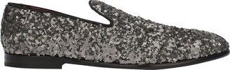 Sequined slippers