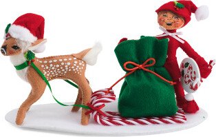 5in Countdown Elf With Fawn