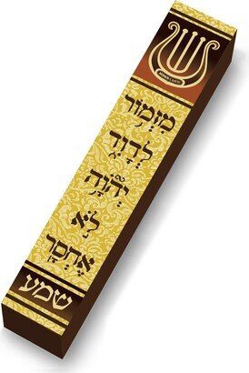 Mizmor Ledavid Jewish Harp Mezuzah