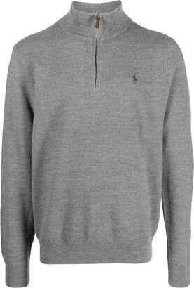 Polo Pony-motif wool jumper