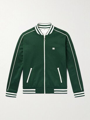 Triomphe Logo-Embroidered Jersey Track Jacket