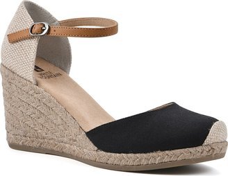 Wide Width Mamba Espadrille Wedge Sandal