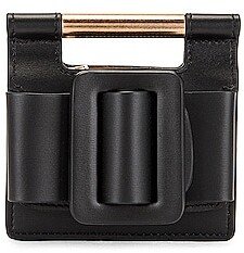 Romeo Wallet with Strap in Black