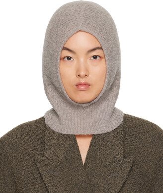 Taupe Rib Balaclava