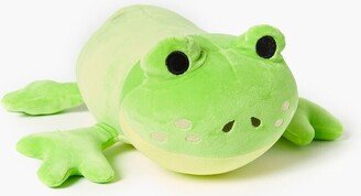 Embroidered Frog Plushie in Green
