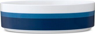 ColorStax Stripe Blue Stax Serving Bowl