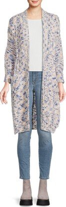 Renee C. Longline Open Front Cardigan