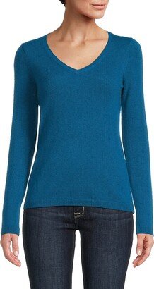 Solid Cashmere Knit Sweater