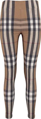 Vintage Check Stretch Leggings