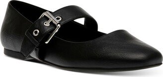 Women's Mellie Buckle Strap Mary Jane Flats
