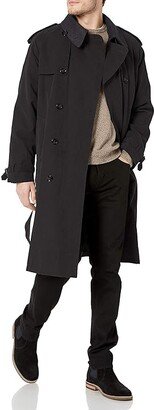 Men's Iconic Trench Coat (Black) Men's Coat