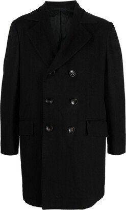 Double-Breasted Cashmere Coat-AL